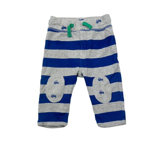 Baby Boden Reversible Striped Tractors Pants - Picture 2 of 9